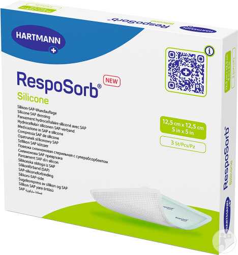 Hartmann Resposorb Silicone 12,5x12,5cm Pièces 3