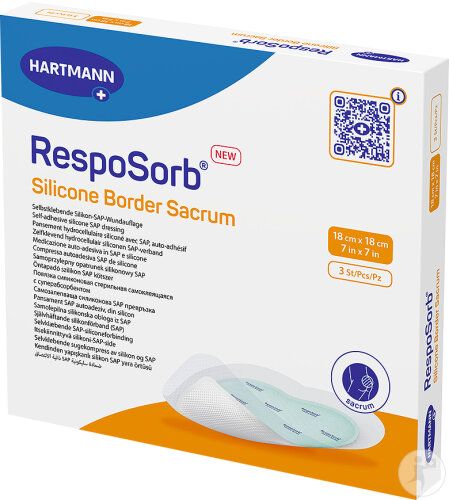 Hartmann RespoSorb Silicone Border Sacrum 18x183 Pièces 3