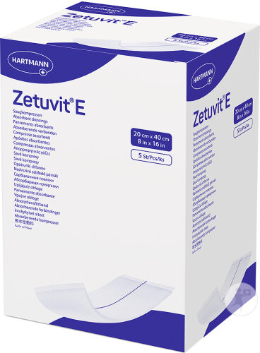 Hartmann Zetuvit E Steril 20x40cm 5 Pièces