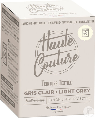 Haute Couture Teinture Textile Gris Clair 350g