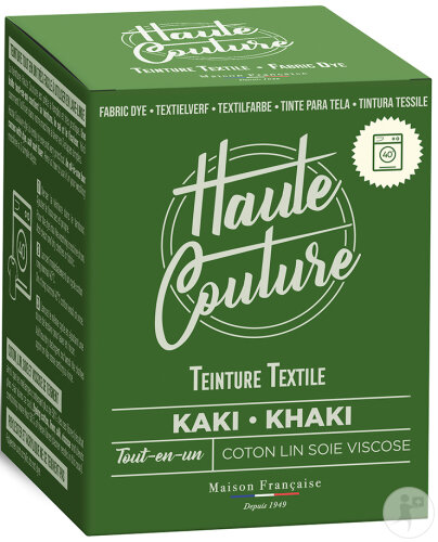 Haute Couture Teinture Textile Kaki 350g