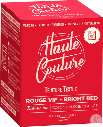Haute Couture Teinture Textile Rouge Vif 350g