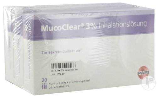Henrotech Mucoclear 3% Nacl Ampoules 60x4ml