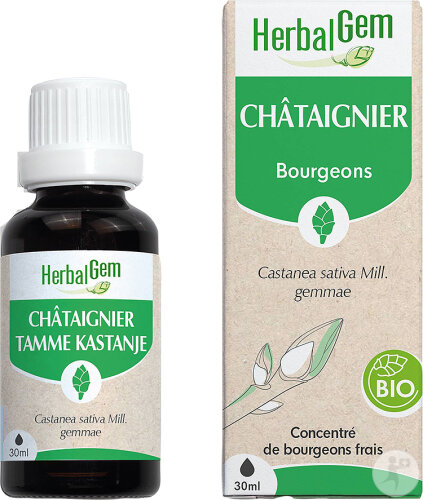 Herbalgem Châtaignier Macérât-Mère Concentré Bio Flacon 30ml