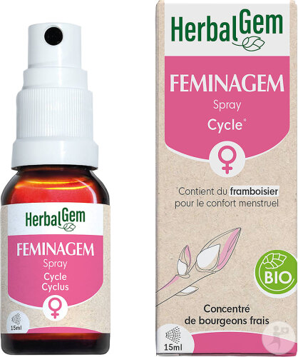 Herbalgem Complexe Cycle Feminagem Spray GC21 Bio Spray Flacon 15ml