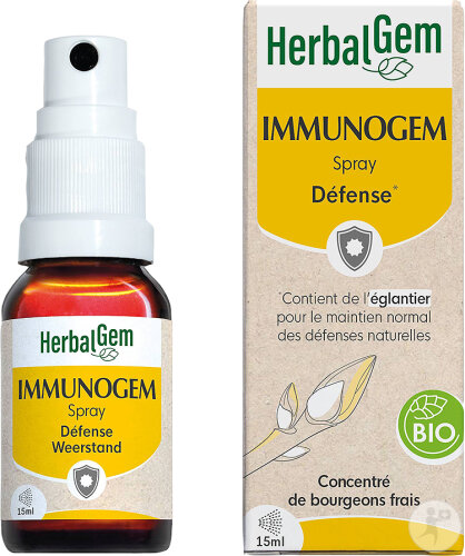 Herbalgem Complexe Défense Immunogem GC09 Bio Spray Flacon 15ml
