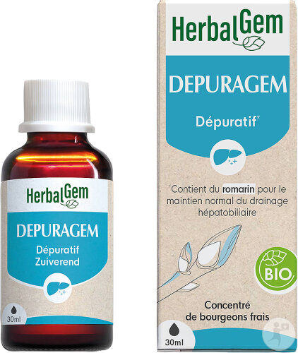 Herbalgem Depuragem GC07 Complexe Dépuratif Bio Flacon 30ml
