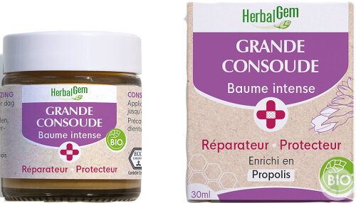 Herbalgem Grande Consoude Baume Intense Réparateur Protecteur Bio Pot 30ml