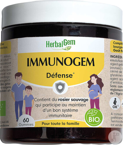 Herbalgem Immunogem Défense Bio 60 Gummies