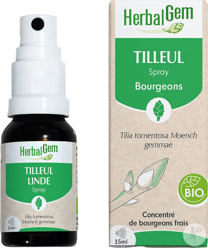Herbalgem Macérats-Mères Concentrés Tilleul Bio Spray Flacon 15ml