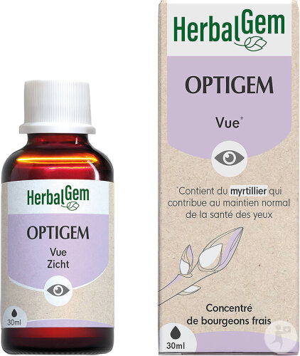 Herbalgem Optigem GC12 Complexe Œil Bio Flacon 30ml