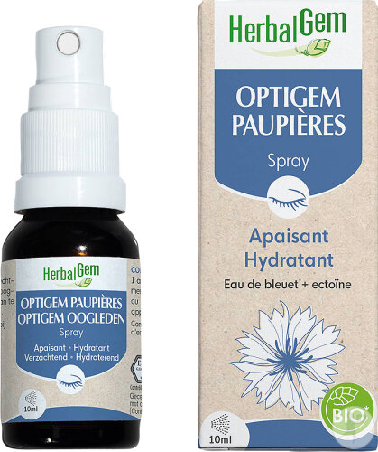 Herbalgem Optigem Spray Paupières Apaisant Et Hydratant Bio 10ml