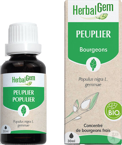 Herbalgem Peuplier Macérât-Mère Concentré Bio Flacon 30ml
