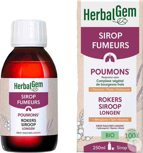 Herbalgem Sirop Des Fumeurs Bio 250ml