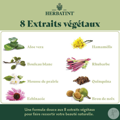 Coloration Permanente Herbatint 6D Blond Foncé Doré - Teinture Soin Cheveux, Neuve Sous Blister