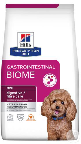 Hill's Pet Nutrition Prescription Diet Gastrointestinal Biome Mini Aliment Pour Chien Au Poulet 6kg