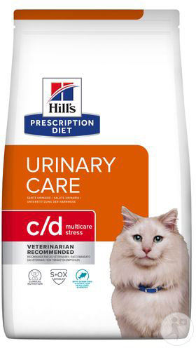 Hill's Pet Nutrition Prescription Diet C/D Multicare Stress Aliment Pour Chat Poisson D'Océan 1,5kg