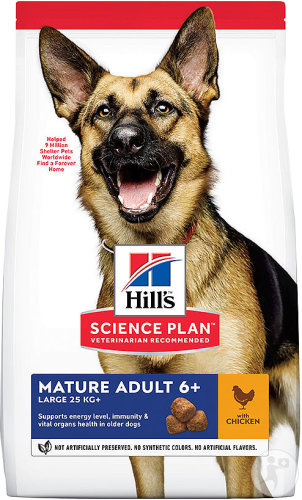 Hill's Science Plan Chien Adulte Mature De Grande Taille Au Poulet 18kg