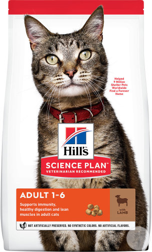 Hill's Science Plan Feline Adult 1-6 Lamb & Rice Sachet 1,5kg