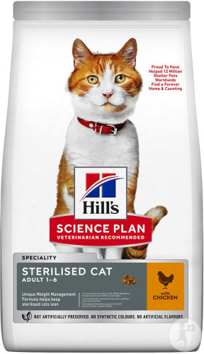 Hill's Science Plan Feline Sterilised Cat Young Adult Chicken Sachet 1,5kg