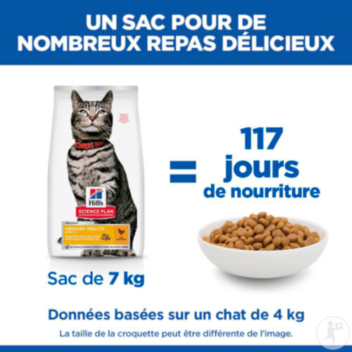 Hill's Pet Nutrition Science Plan Urinary Health Feline Adult 1+ Chicken Sac 7kg-5