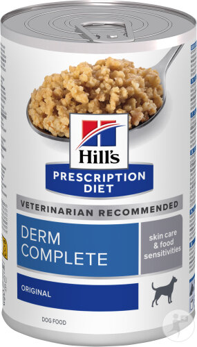 Hill's Prescription Diet Derm Complete Environmental Food Sensitivities Chien 12x370g