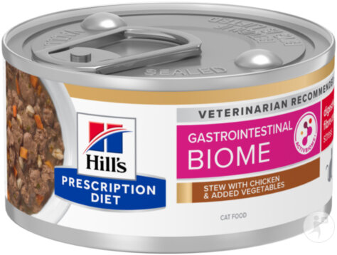 Hill's Prescription Diet Gastrointestinal Biome Stress Mijotée Pour Chat 24x82g