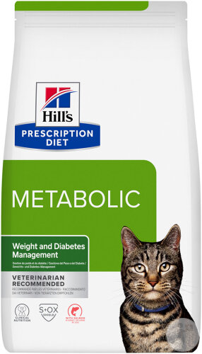 Hill's Prescription Diet Metabolic Gestion Du Poids Croquettes Pour Chat Au Saumon Sac 3kg