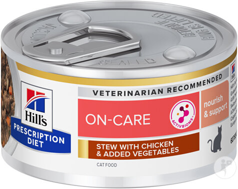Hill's Pet Nutrition Prescription Diet On-Care Ragoût Feline Poulet Et Légumes Ajoutés 24x82g