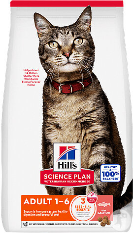 Hill's Science Plan Adult Croquettes Au Saumon Pour Chat 1,5kg