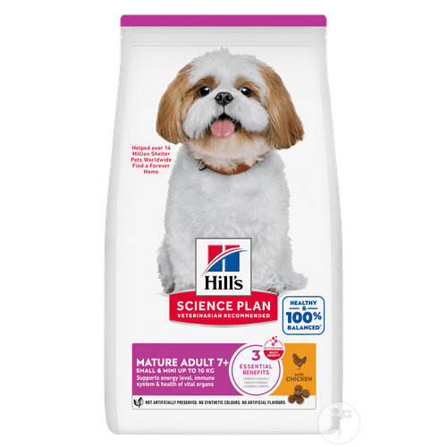 Hill's Science Plan Mature Adult Small & Mini Croquettes Au Poulet Pour Petit Chien 6kg