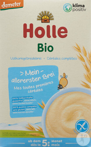 Holle Céréales Complètes Avoine Bio Sans Gluten 250g