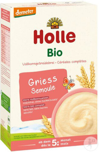 Holle Céréales Complètes Semoule Bio 250g