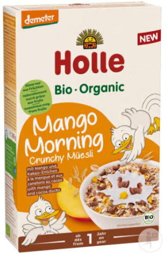 Holle Crunchy Muesli Mango Morning Bio 200g
