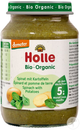 Holle Epinard Avec Pomme De Terre 190g