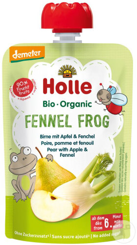 Holle Fennel Frog Pouchy Poire/Pomme/Fenouil 100g