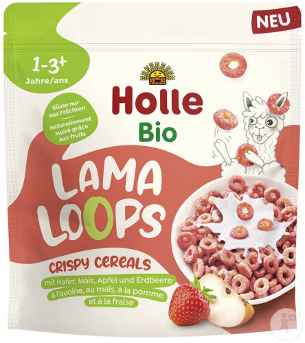 Holle Lama Loops Crispy Cereals 125g