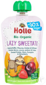 Holle Lazy Sweetato Pouchy Patate Douce/Prune/Potiron/Fraise 100g