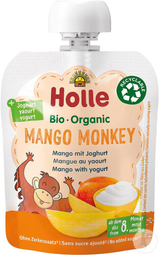 Holle Mango Monkey Pouchy Mangue/Banane/Yaourt 100g