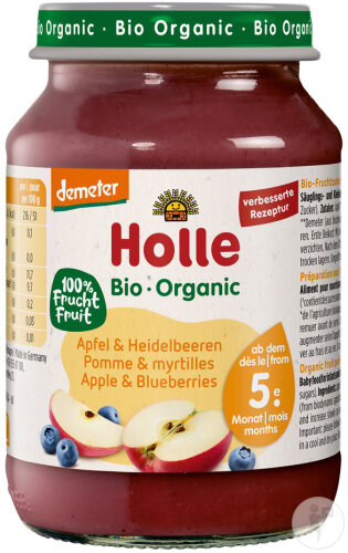 Holle Pomme & Myrtilles 190g