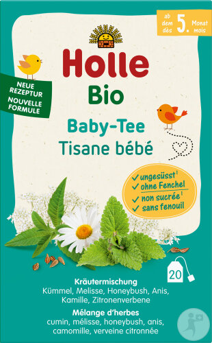 Holle Tisane Pour Bébé Non Sucré Après 4 Mois Bio 20 Sachets