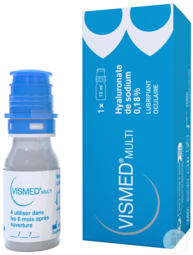 Horus Pharma Vismed Multi Solution Ophtalmique Flacon 15ml