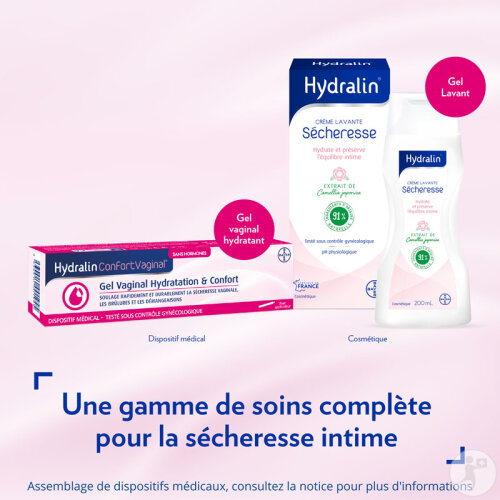 Hydralin ConfortVaginal Gel Vaginal Hydratation Et Confort Avec 