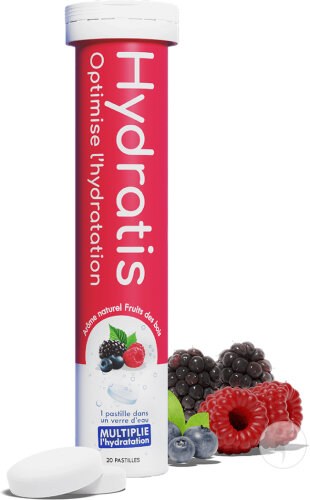 Hydratis Fruits Des Bois 20 Pastilles Effervescentes