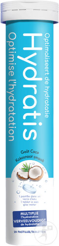 Hydratis Noix De Coco 20 Pastilles Effervescentes