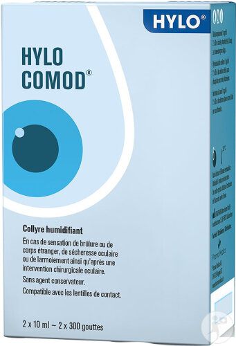 Hylo Comod Goutte Ophtalmique Flacon Duo 2x10ml