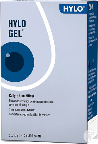 Hylo Gel Goutte Ophtalmique Flacon Duo 2x10ml