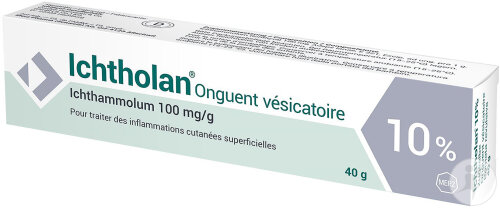 Ichtholan Onguent Vésicatoire 10% Tube 40g
