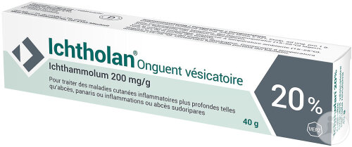 Ichtholan Onguent Vésicatoire 20% Tube 40g