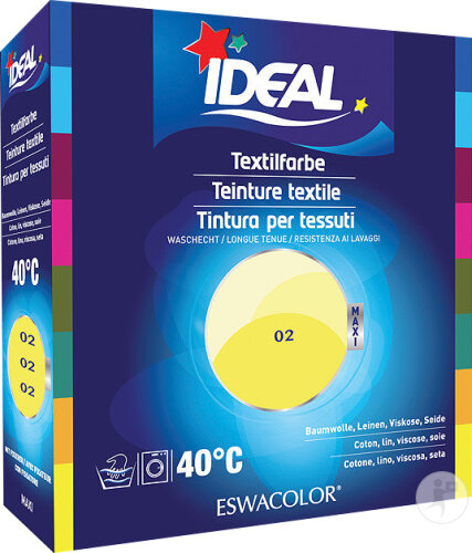Ideal Maxi Teinture Textile 02 Citron 75ml + 100g